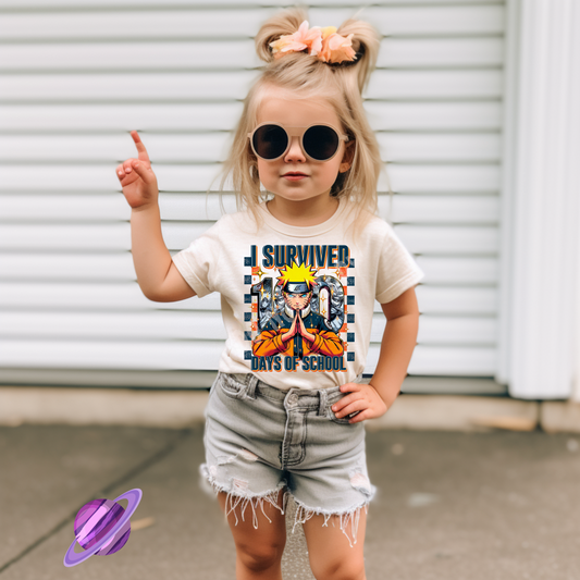 SURVIVED 100 DAYS TEE