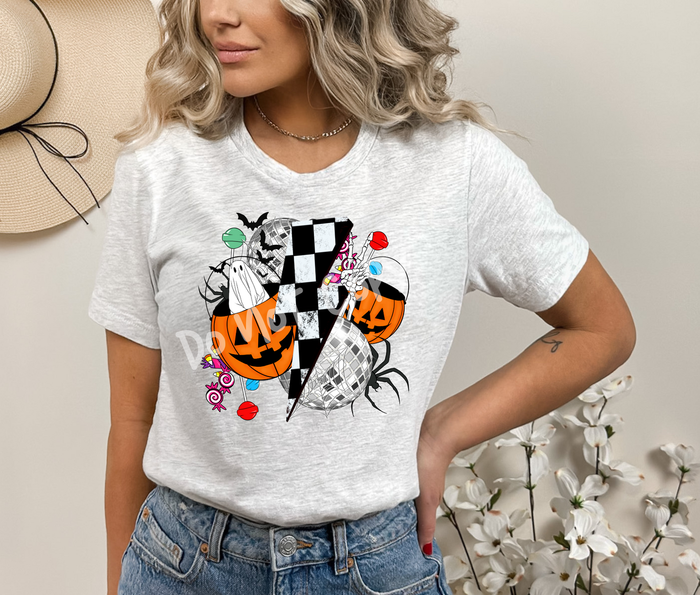 CHECKER BOLT HALLOWEEN TEE