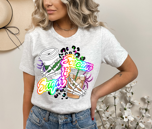 SCREAM OR SUGAR-UNISEX TEE ADULTS/KIDS