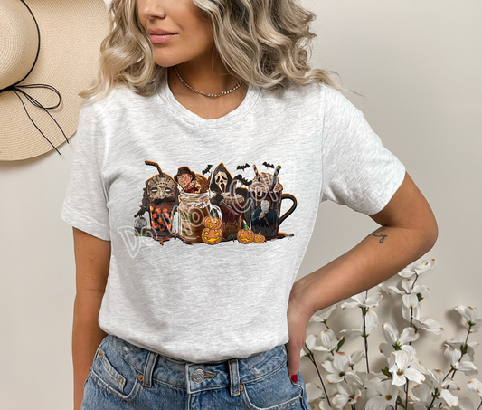HORROR COFFEE -UNISEX TEE ADULTS/KIDS
