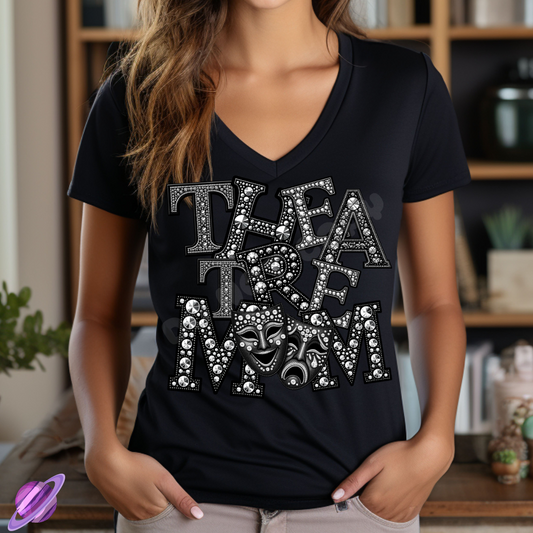 THEATRE MOM BLING TEE