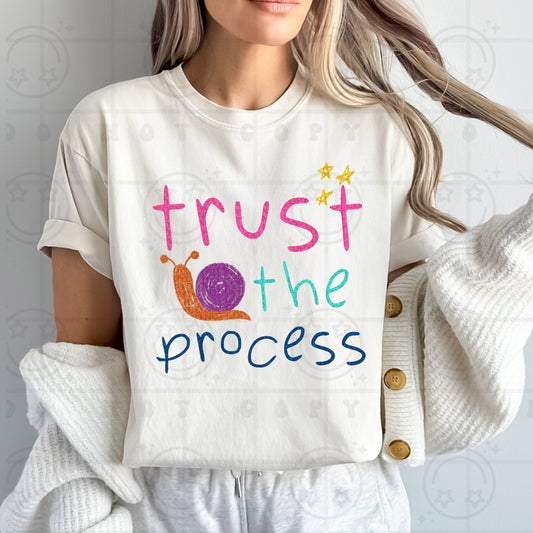 TRUST THE PROCESS DOODLE TEE