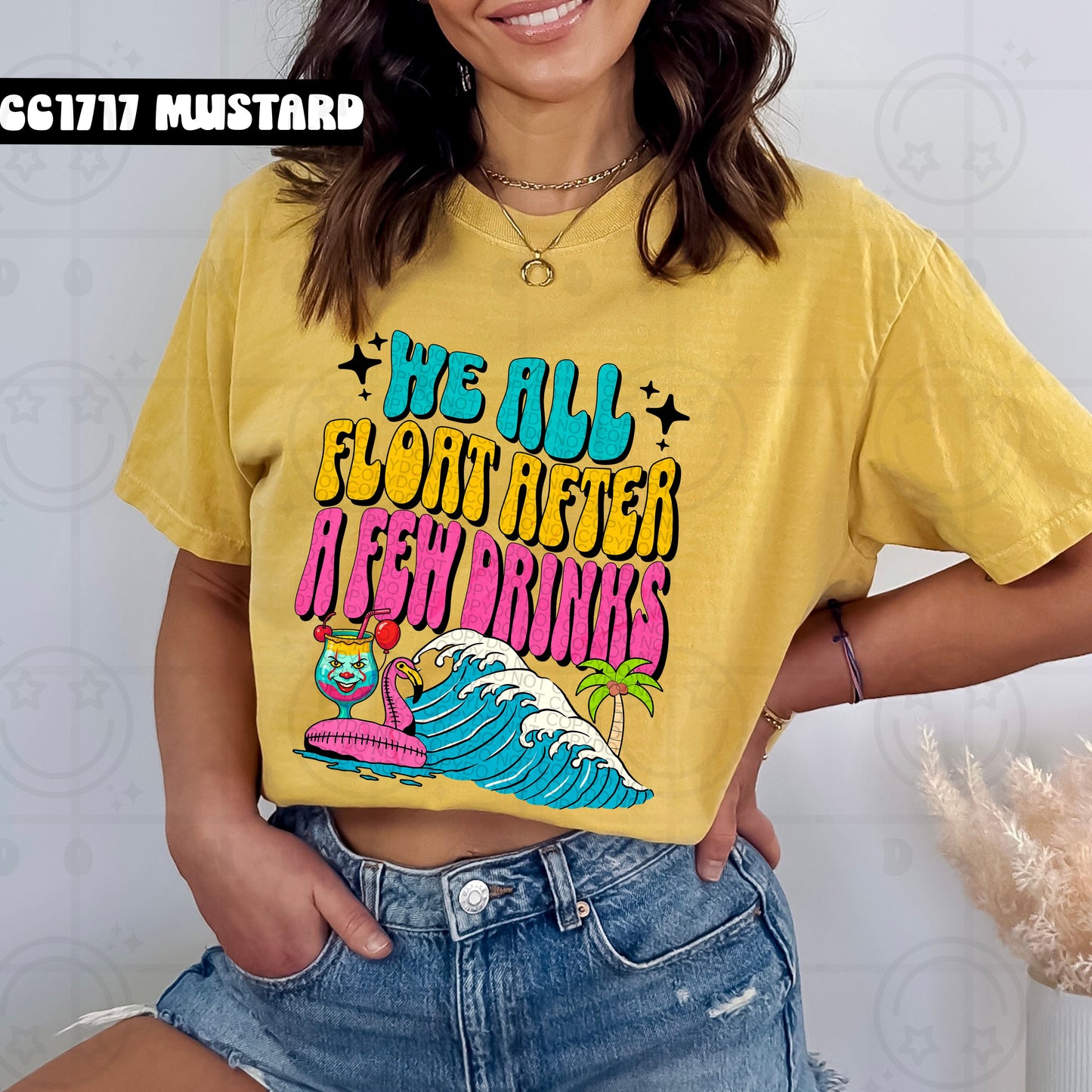 WE ALL FLOAT AFTER DRINKS TEE