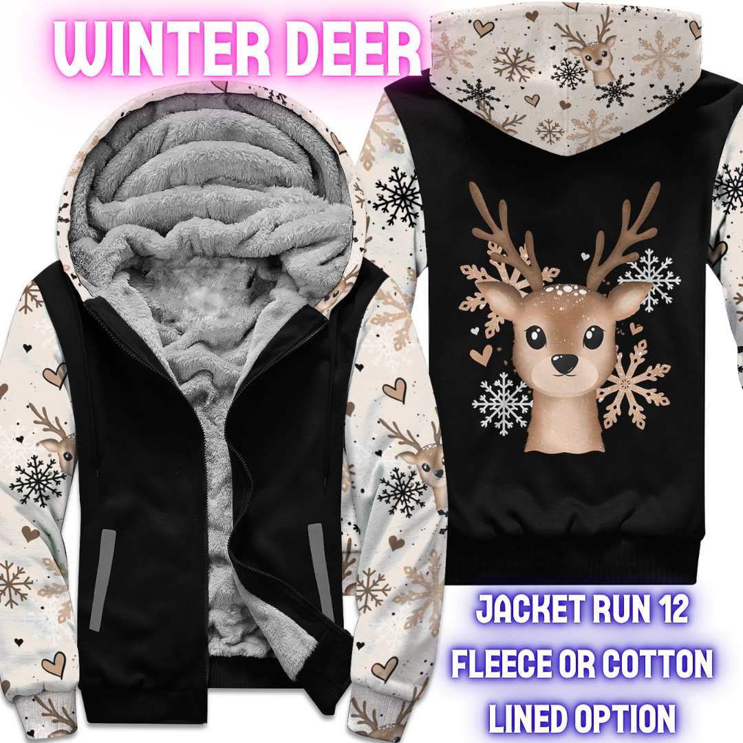 JACKET RUN 12-WINTER DEER-PREORDER CLOSING 8/18