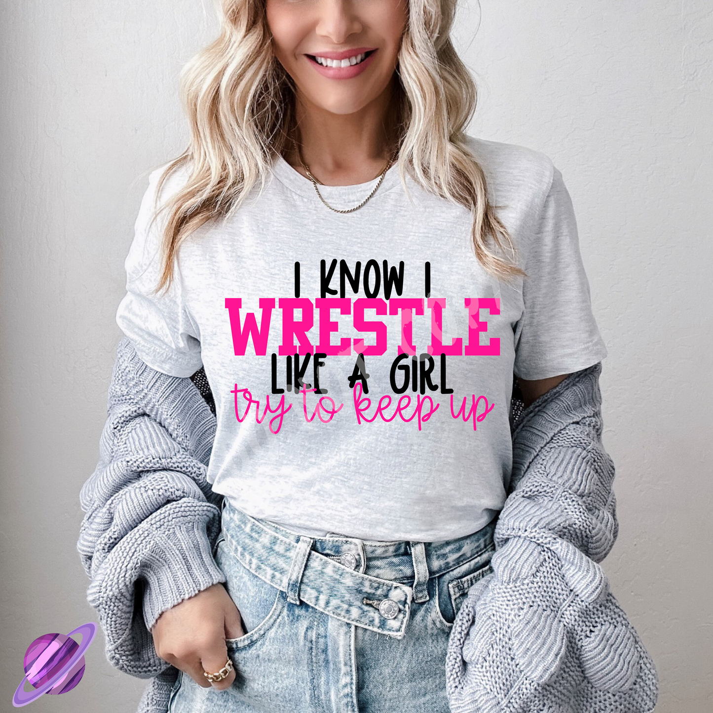 WRESTLE LIKE A GIRL TEE