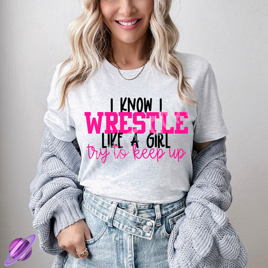 WRESTLE LIKE A GIRL TEE