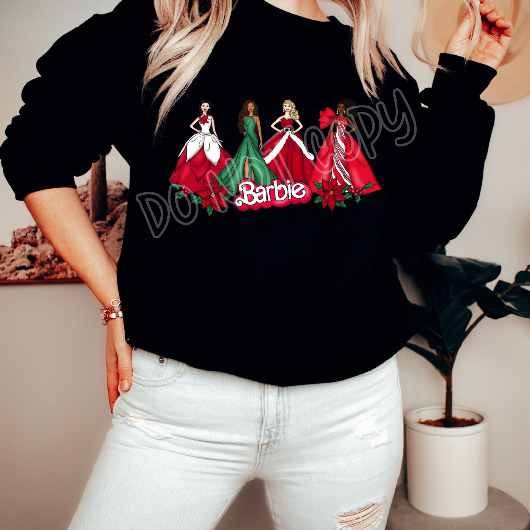 XMAS DOLL - HOLIDAY RUN 1 - UNISEX TEE ADULTS/KIDS