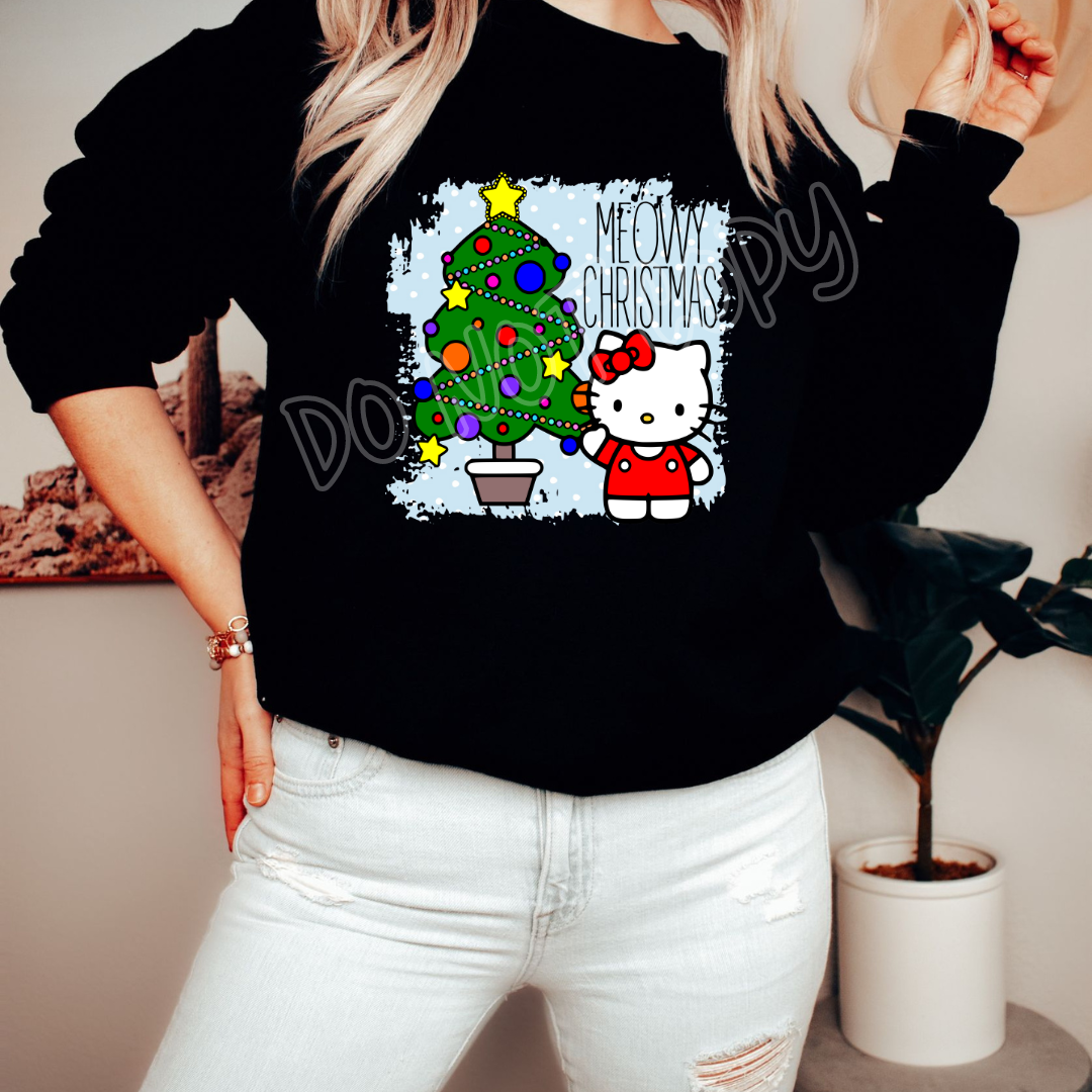 XMAS KITTY - HOLIDAY RUN 1 - UNISEX TEE