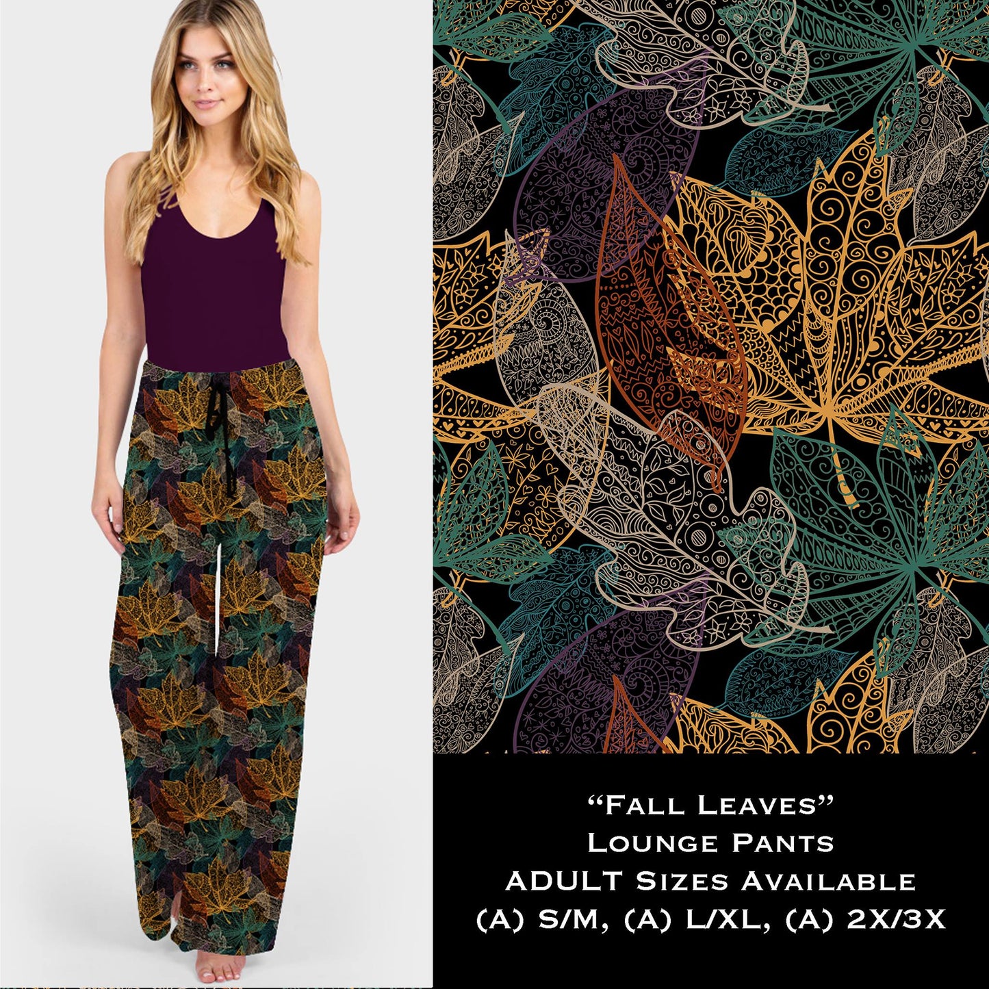 Fall Leaves - Lounge Pants