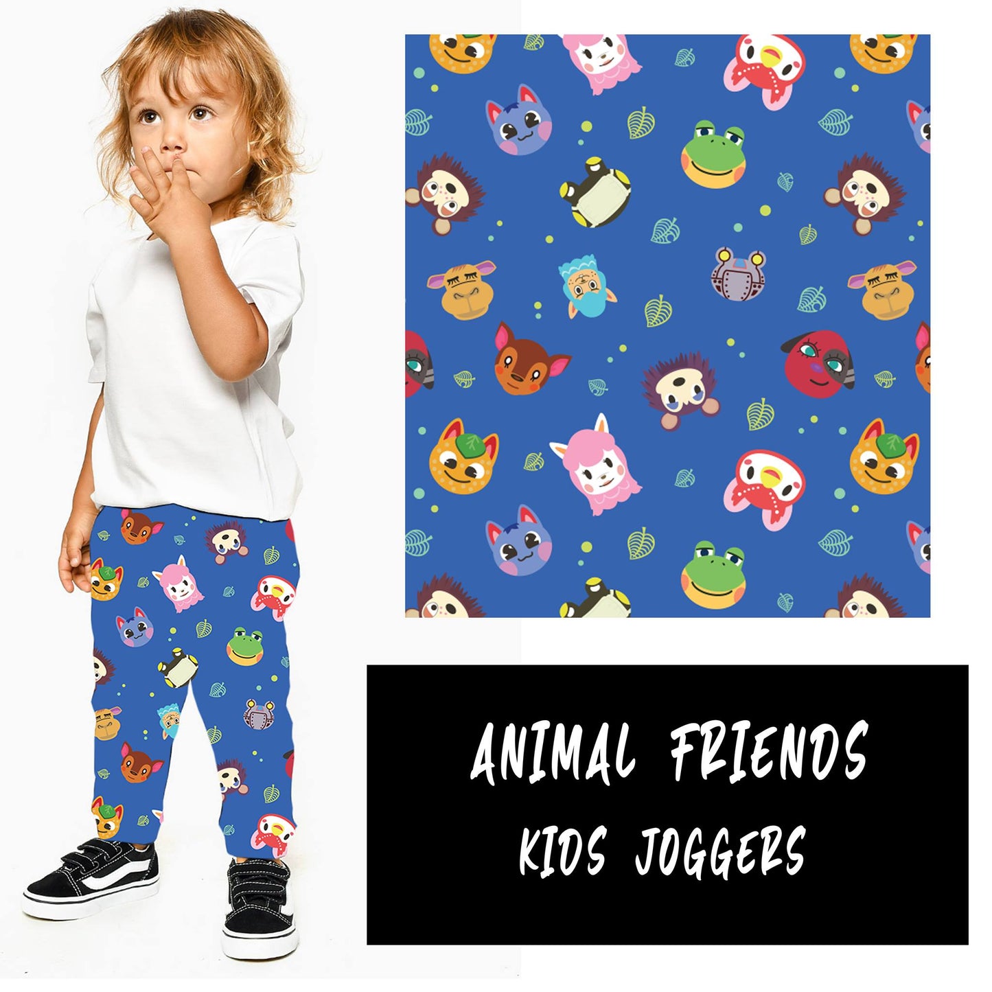 ANIMAL FRIENDS- ADULT AND KIDS LEGGINGS/JOGGER