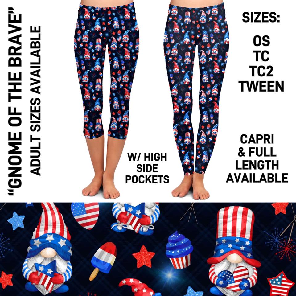 RTS - Gnome of the Brave Leggings with Pockets