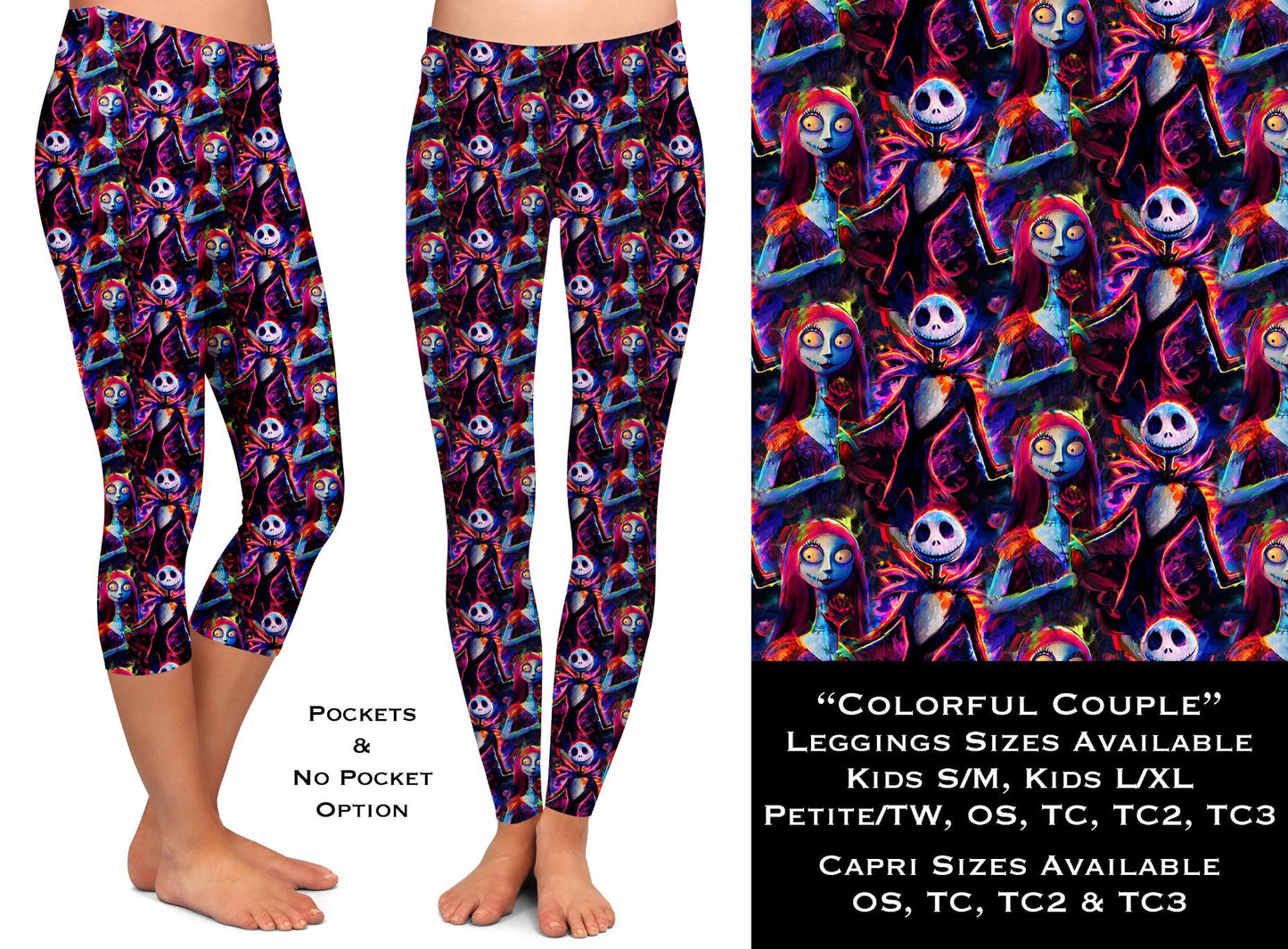Colorful Couple - Leggings & Capris