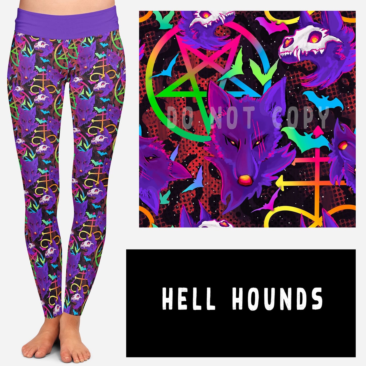 SPOOKY LF RUN- HELL HOUNDS POCKET LEGGINGS AND JOGGERS