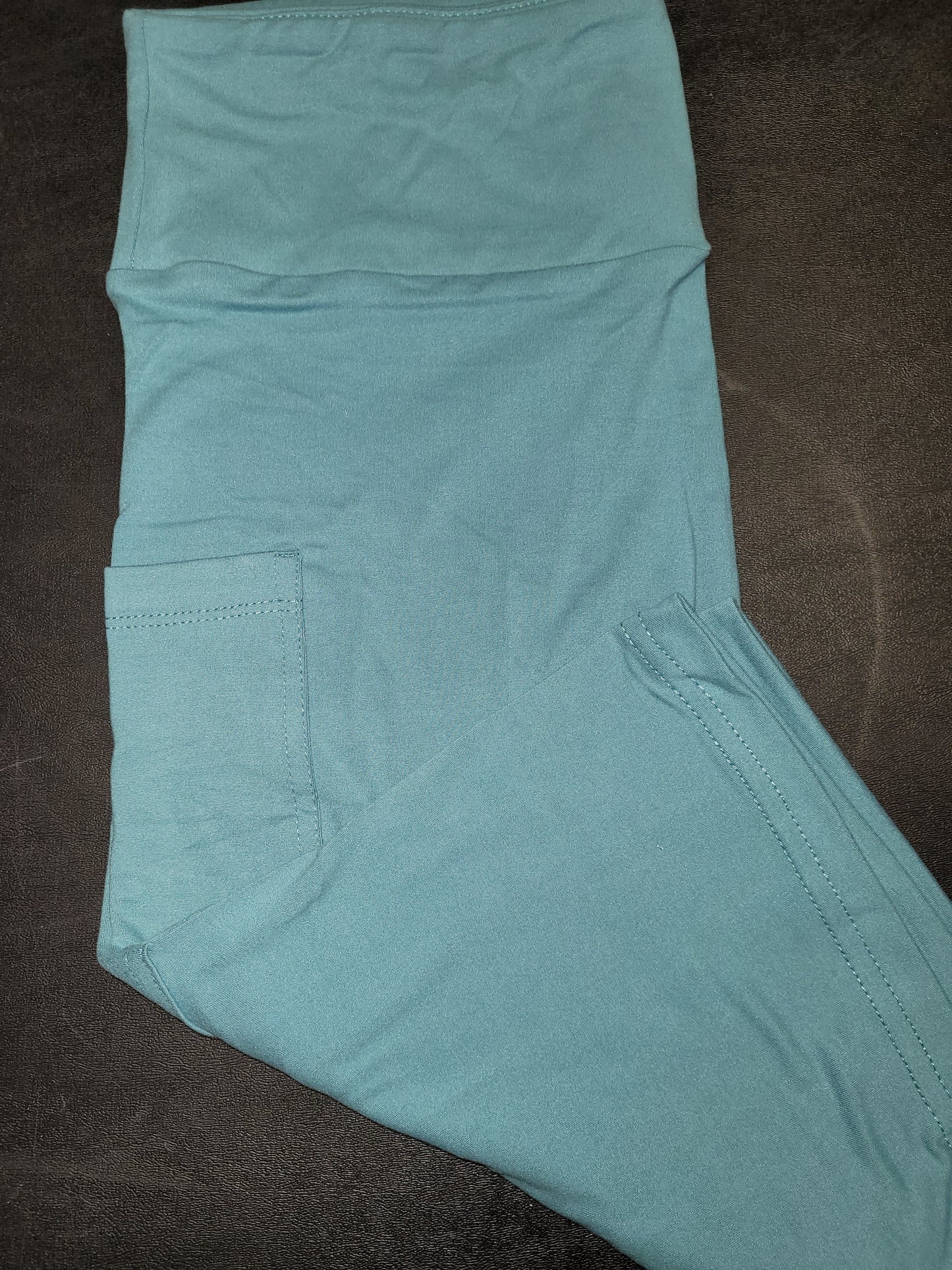 Sea Blue Capris and Shorts with pockets