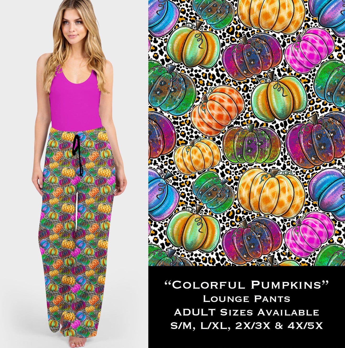 Colorful Pumpkins - Lounge Pants