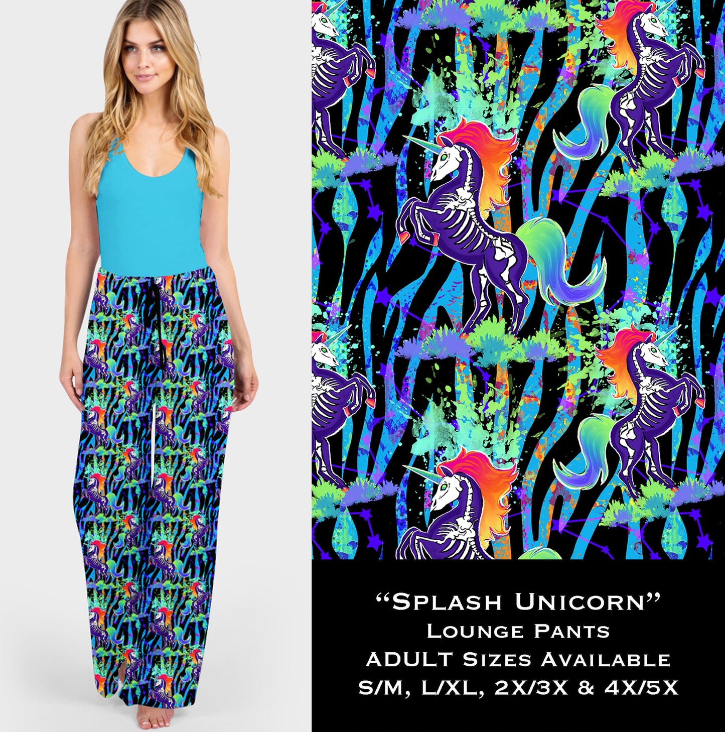 Splash Unicorn - Lounge Pants