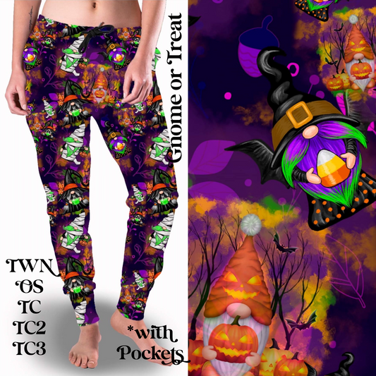Gnome or Treat - Full Joggers