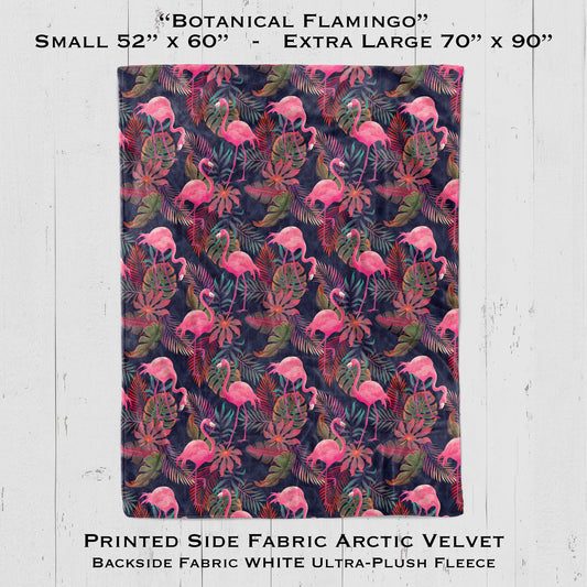 Botanical Flamingo - Blanket