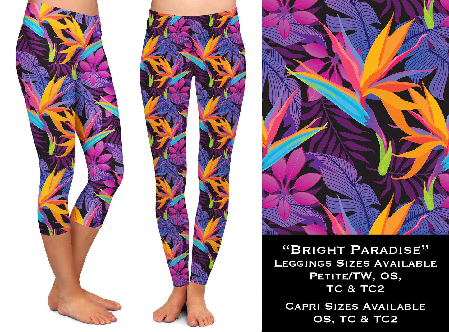 Bright Paradise - Leggings & Capris