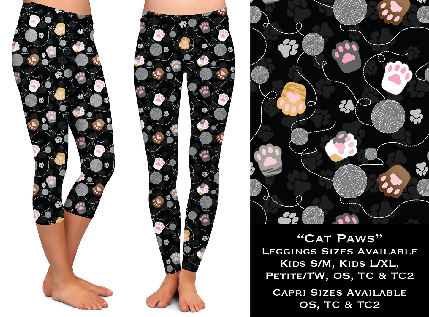 Cat Paws - Leggings & Capris