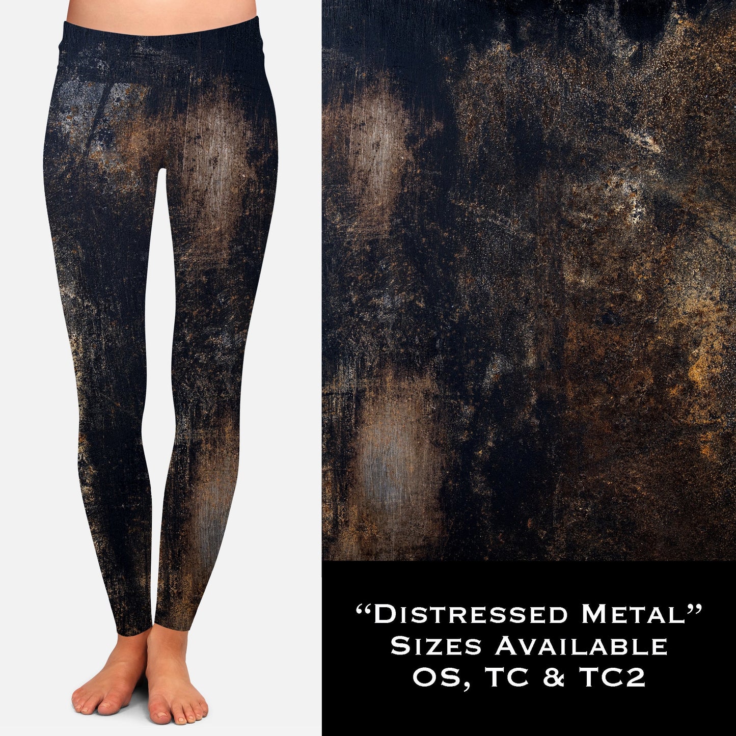 Distressed Metal - Leggings