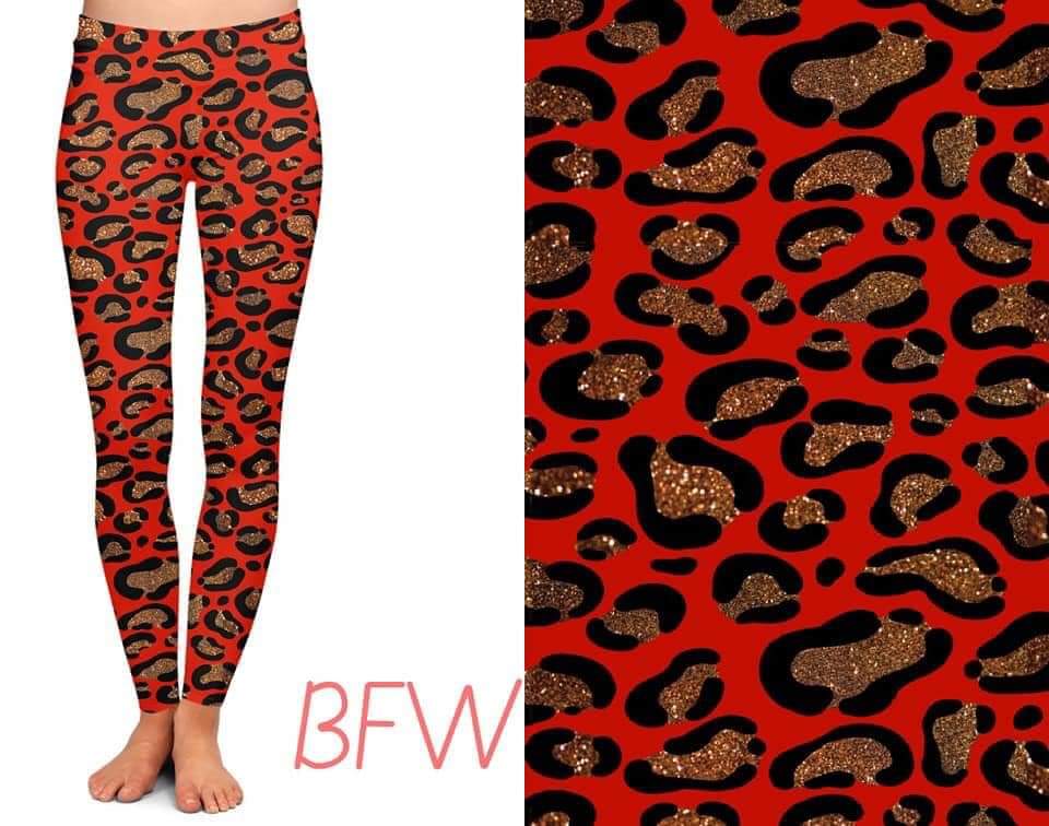 Wild Leopard leggings with pockets