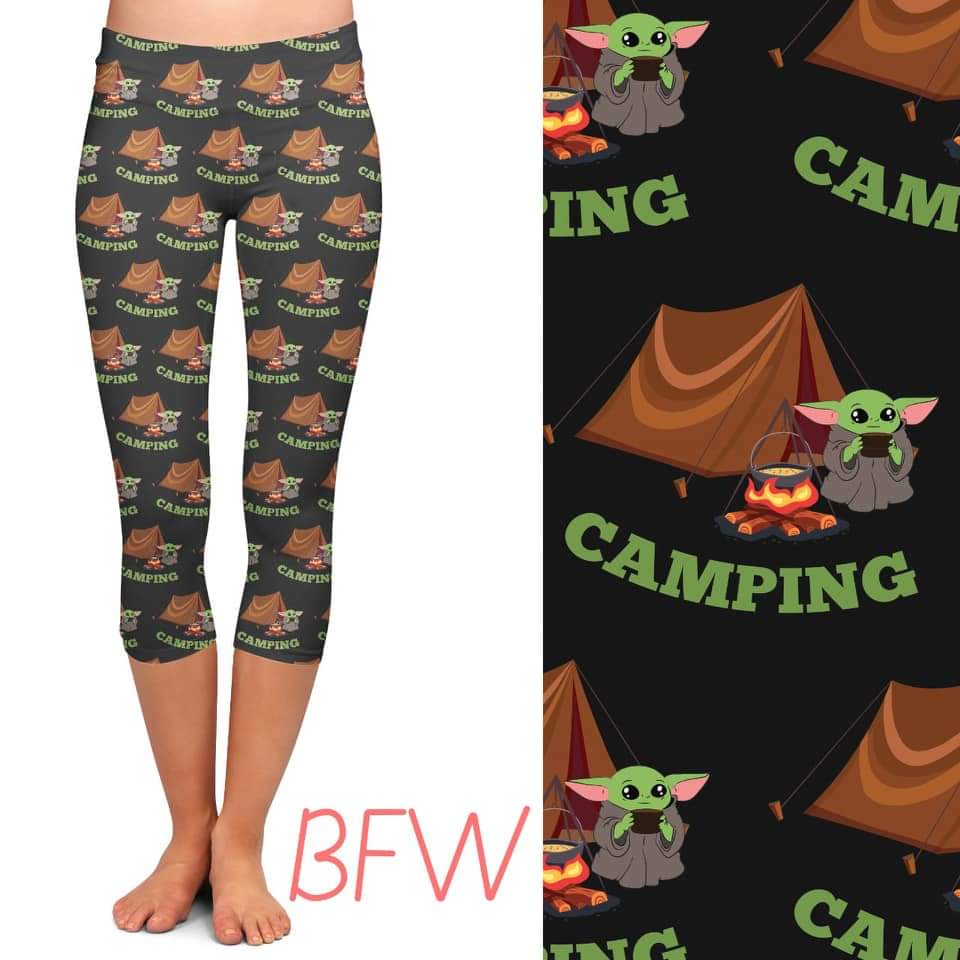Camping fun capris with pockets
