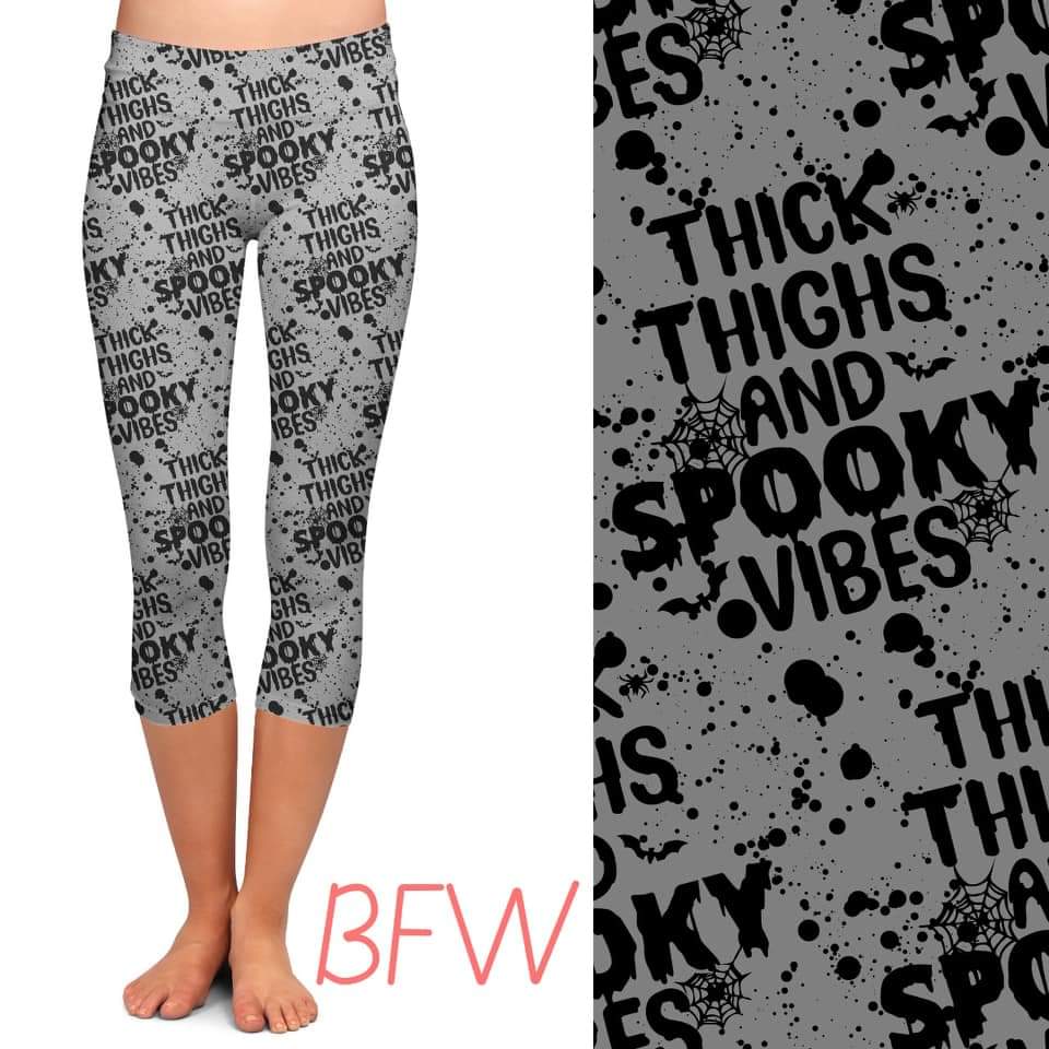 Spooky Thighs leggings and capris with pockets