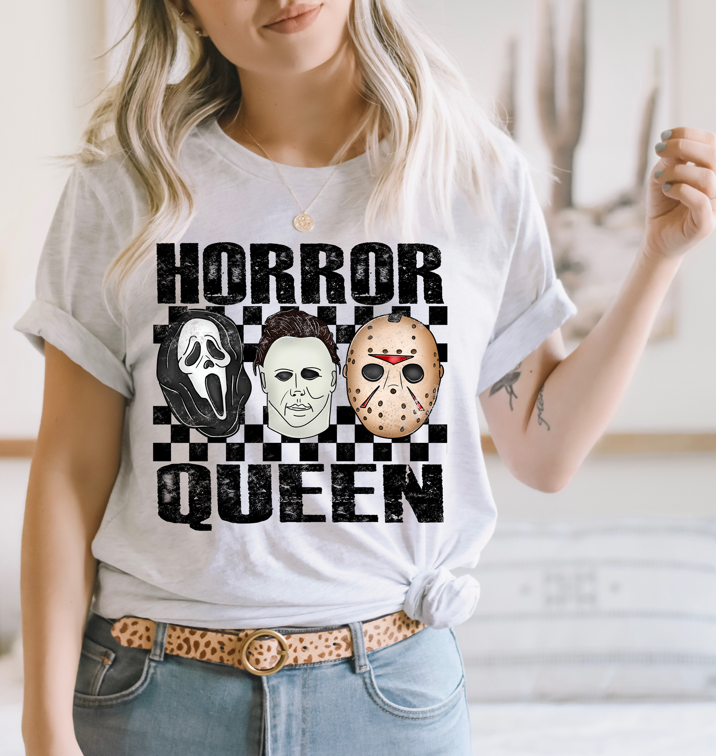 HORROR QUEEN BLACK TEE