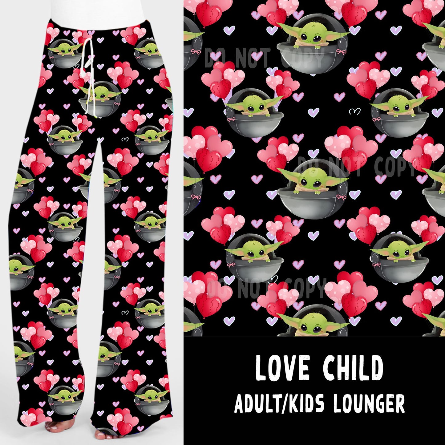 LUCKY IN LOVE-LOVE CHILD UNISEX ADULT/KIDS LOUNGER