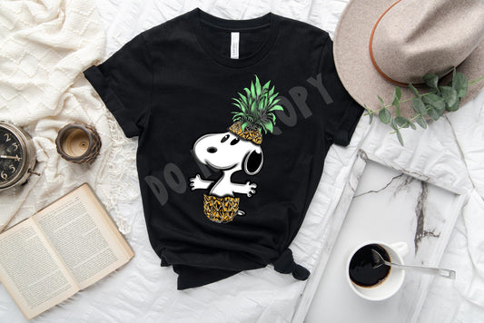 BATCH 68-PINEAPPLE PUP UNISEX TEE ADULTS/KID