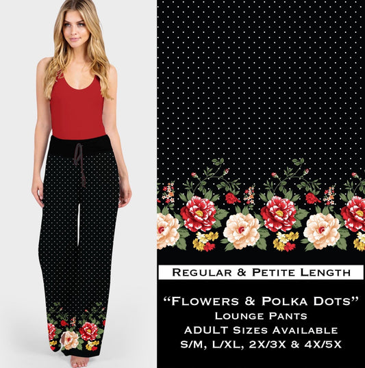 Flowers & Polka Dots Lounge Pants