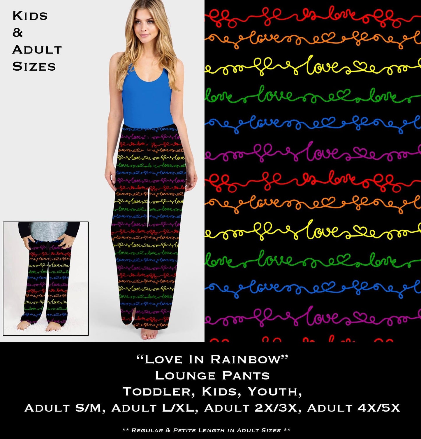 Love in Rainbow - Lounge Pants