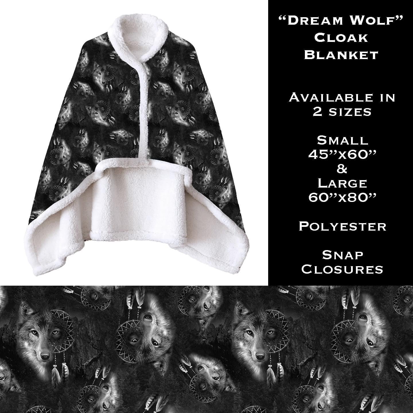 Dream Wolf - Cloak Blanket