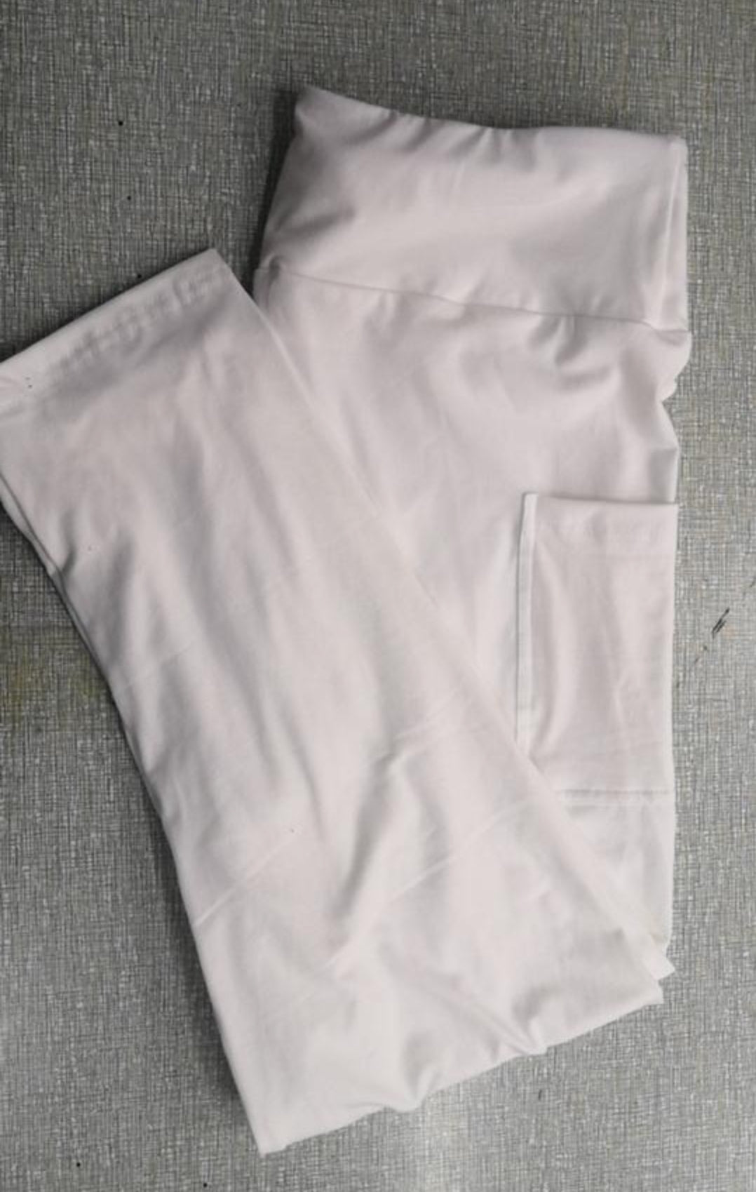 White (light cream) capris and shorts with pockets