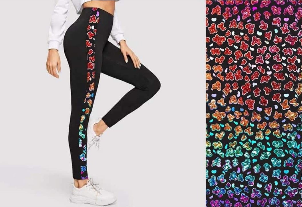 Rainbow Cheetah II leggings with pockets
