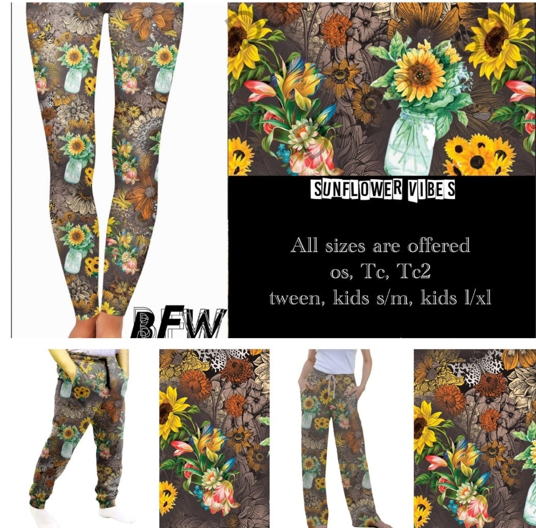 Sunflower Vibes Lounge Pants and Joggers