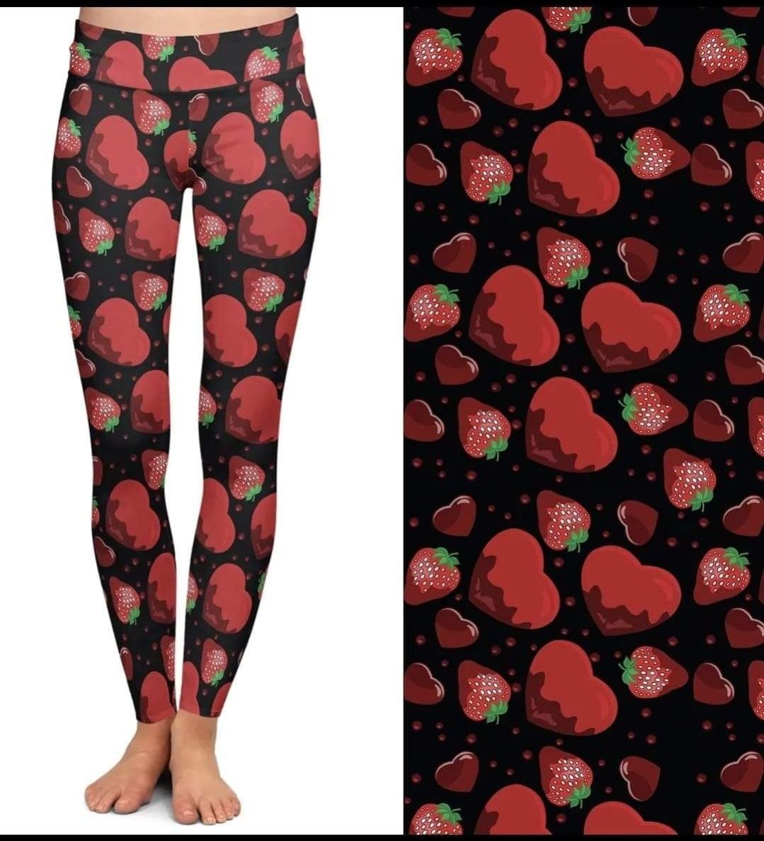 Strawberry Delight Leggings and lounge pants
