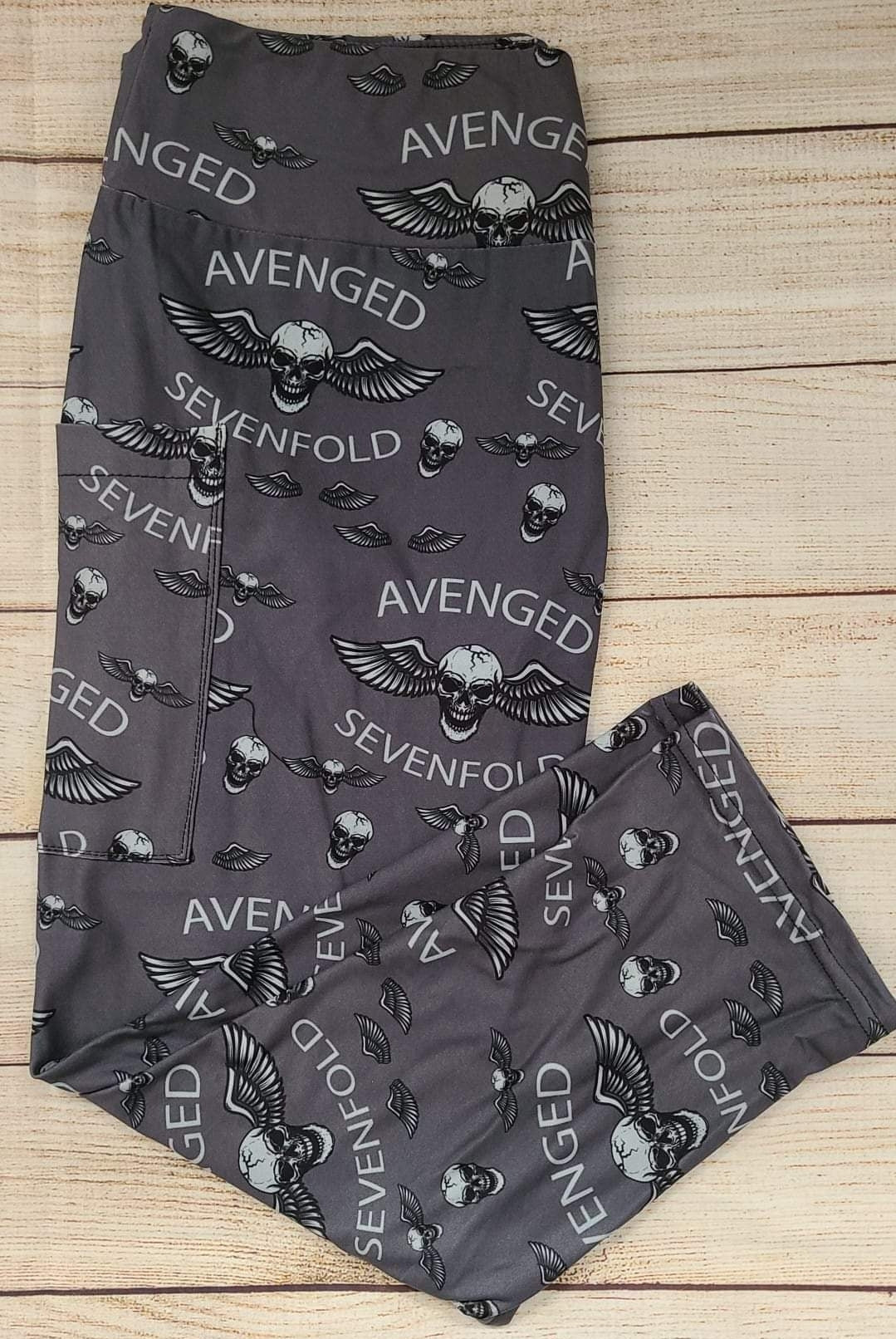 Avenged leggings and capris with pockets