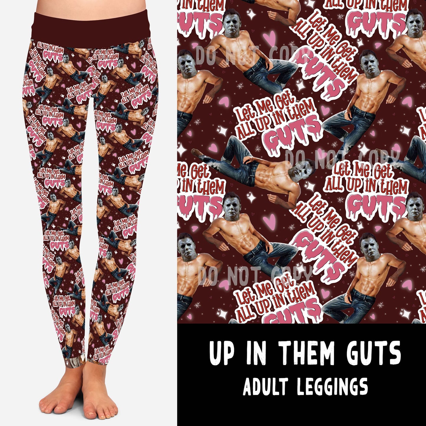 LUCKY IN LOVE-UP IN THEM GUTS LEGGINGS/JOGGERS