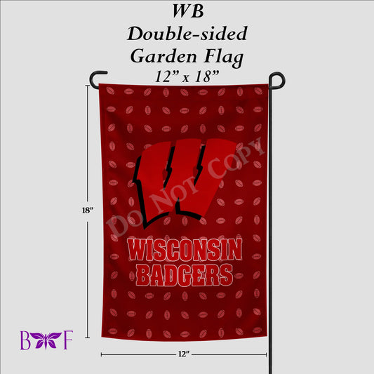 WB Garden Flag