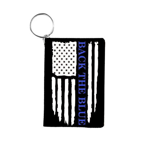 RTS - Back the Blue Card Keychain