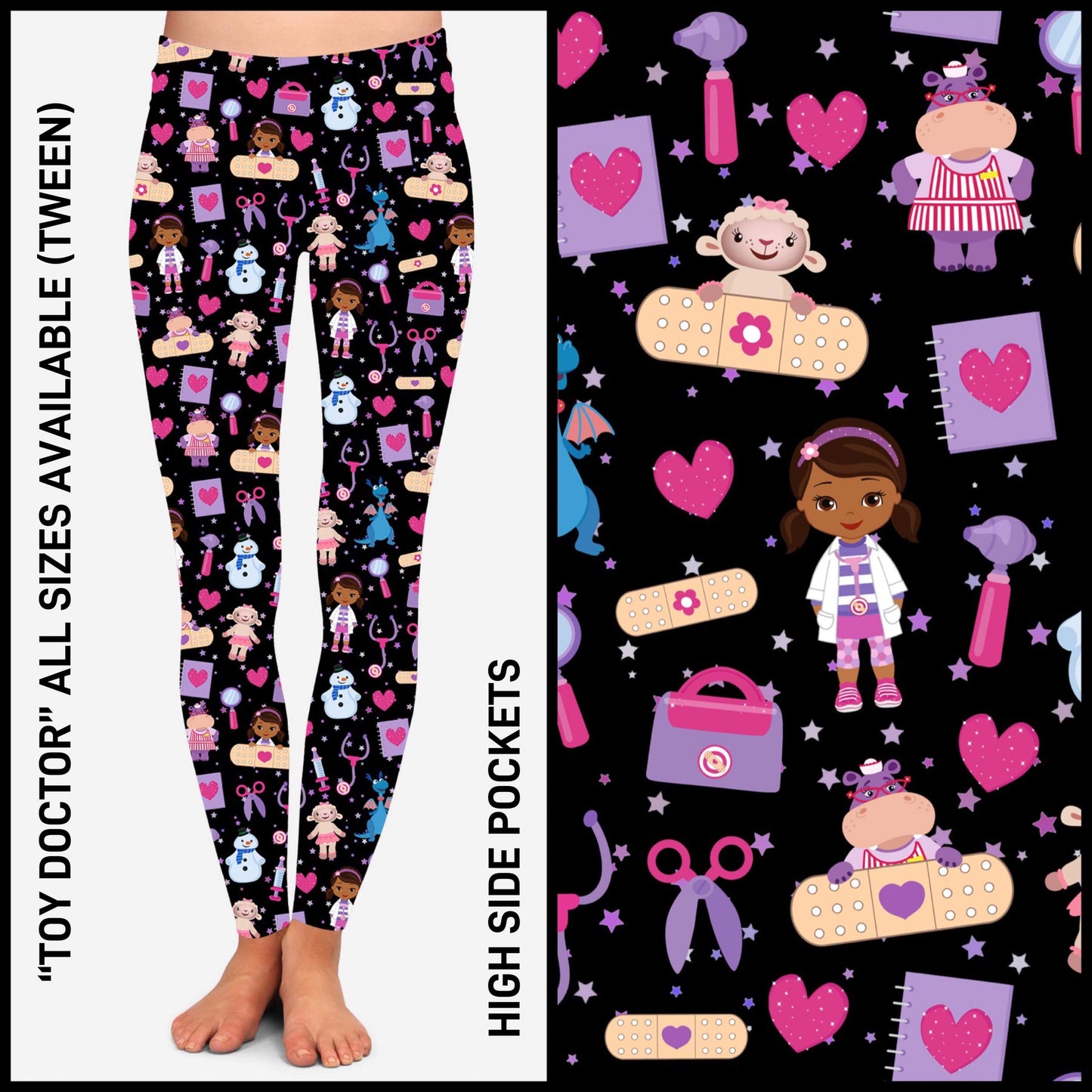 RTS - Toy Doctor Leggings with Pockets