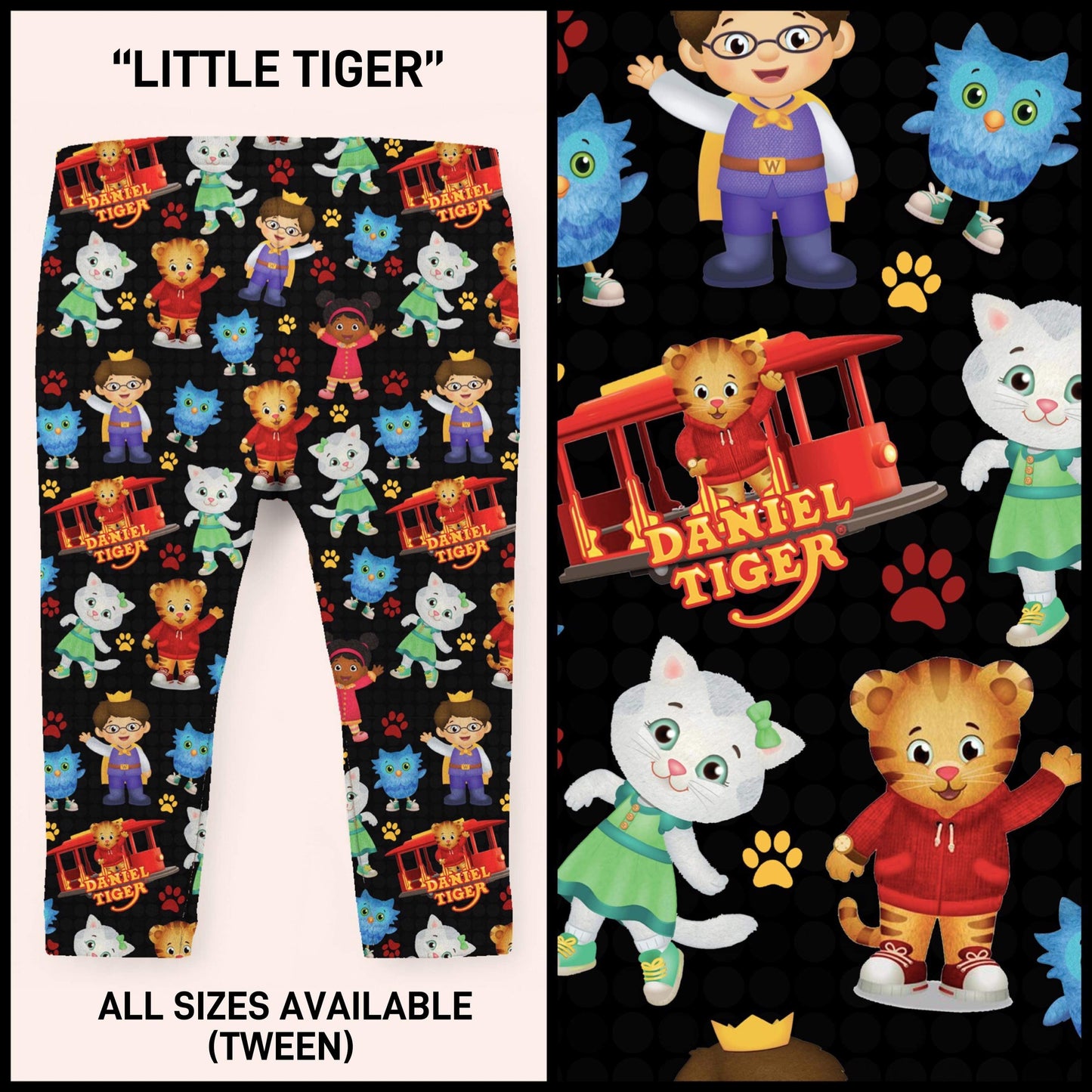 RTS - Little Tiger Leggings with Pockets