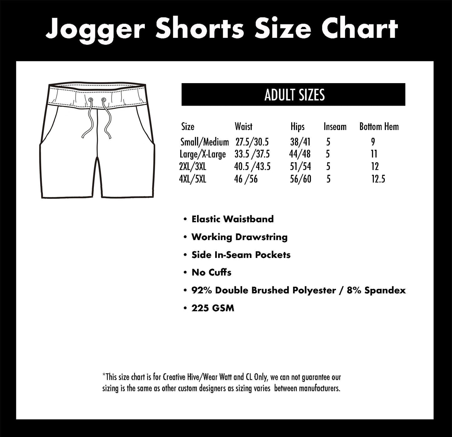 Zebra Jogger Shorts