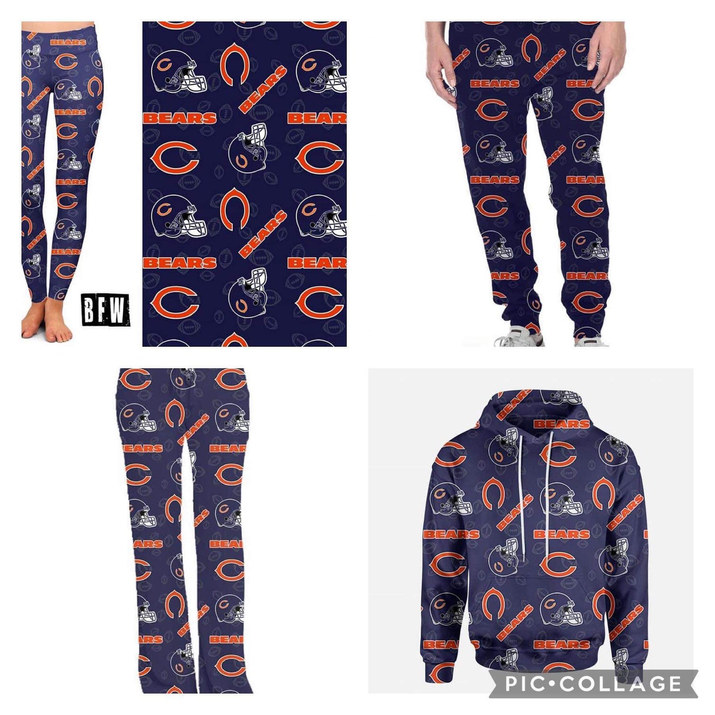 Chicago Leggings with pockets, lounge pants, joggers and hoodies