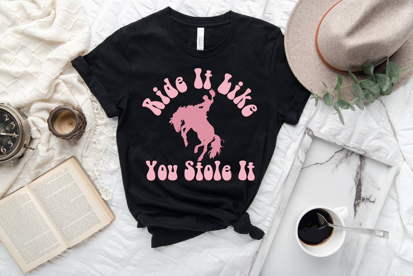 RIDE LIKE YOU STOLE TEE