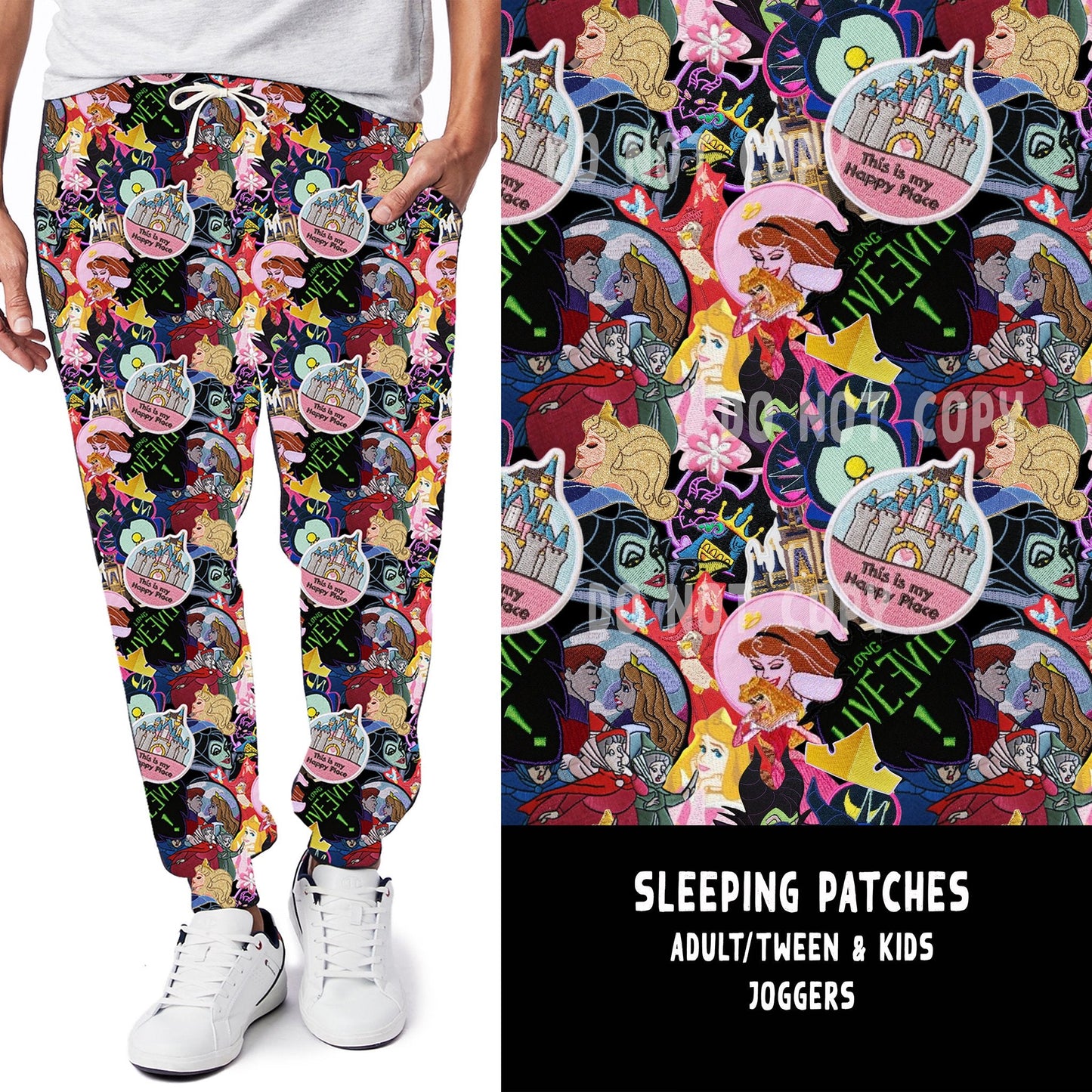 PATCH RUN-SLEEPING PATCHES LEGGINGS/JOGGERS